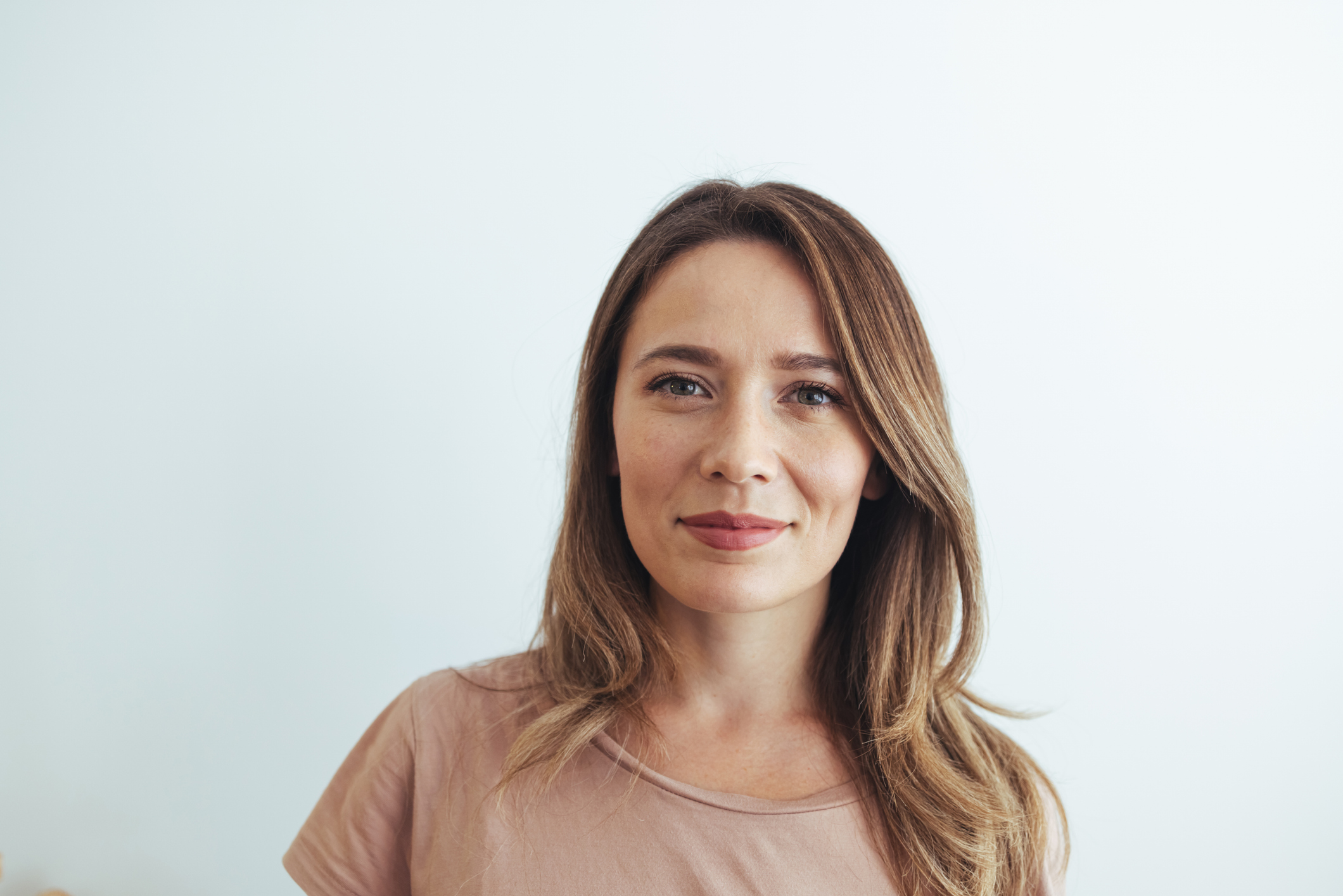 Portrait of beautiful, smiling woman